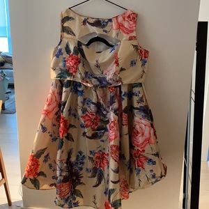 Beautiful floral top and skirt set